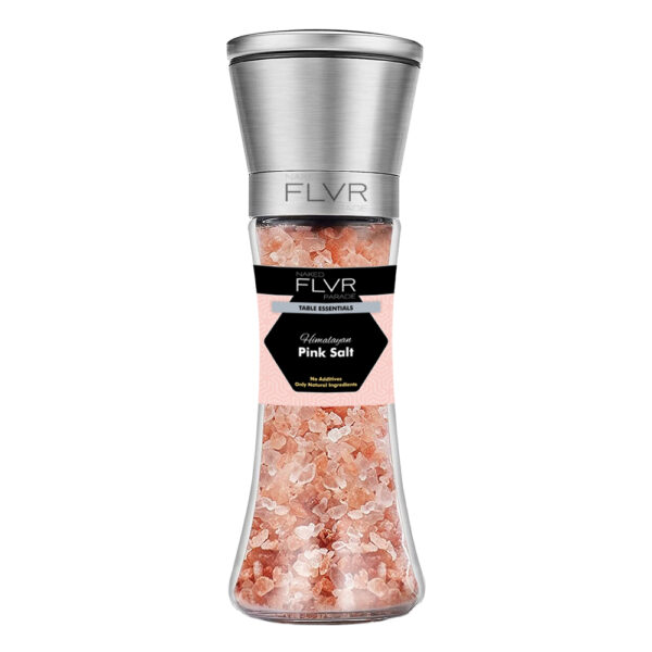 Table Essentials Himalayan Pink Salt Premium Grinder Naked FLVR Parade