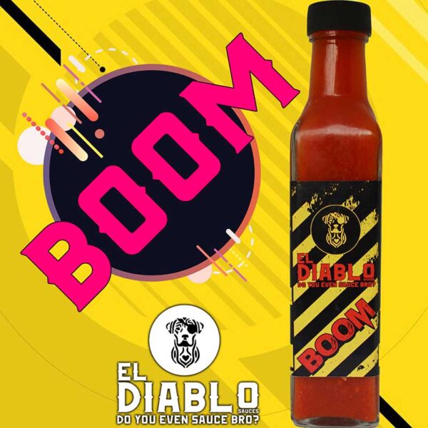 Boom Chili Sauce - Additive-free Sauce - El Diablo Sauces