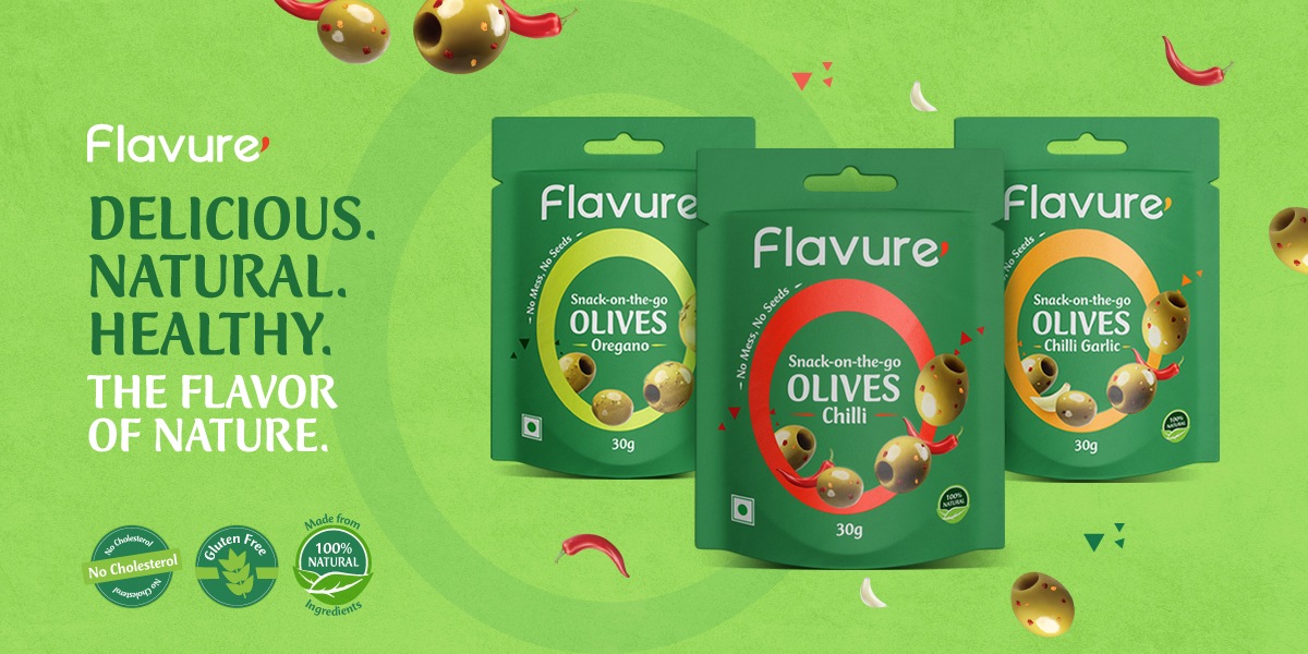 Flavure Healthy Snacks - Olives & Nuts