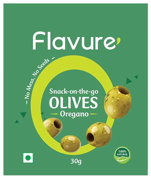 Flavure - Pitted Olives Combo - Oregano - Healthy Snacks - Healthy Appetizers