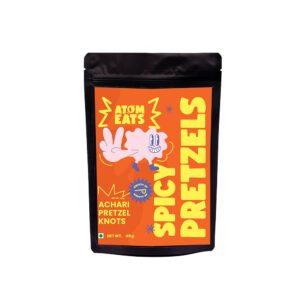 Atom Eats - Achari Pretzels - FLVR - Healthy Snacks - FLVR.in