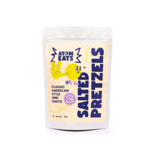 Atom Eats - Salted Pretzels Mini Knots - FLVR - Healthy Snacks - FLVR.in