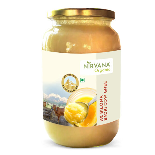 Nirvana Organic - Himalayan Badri Cow Ghee A2 Bilona - FLVR - Pure Healthy Natural Cow Ghee - FLVR.in