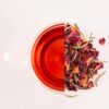Bloom Blush - Tea Melange - Ultra Premium Silver Needle White Tea with Rose & Hibiscus - Premium Tea Herbal Floral Tea Infusion - FLVR.in FLVR