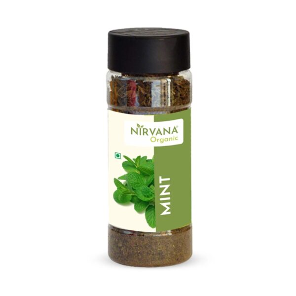 Nirvana Organic - Himalayan Mint - Pure & Natural Dried Mint Leaves - Herbs & Spices - FLVR FLVR.in