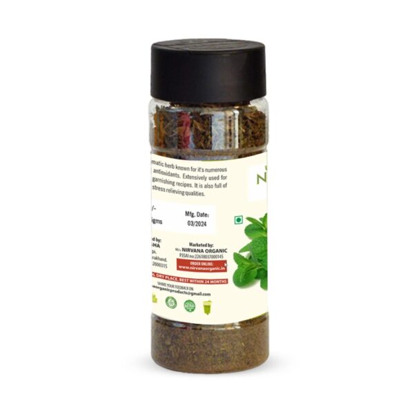 Nirvana Organic - Himalayan Mint - Pure & Natural Dried Mint Leaves - Herbs & Spices - FLVR FLVR.in