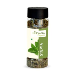 Nirvana Organic - Dried Stevia Herb - Pure & Natural Sweetener Stevia - FLVR FLVR.in