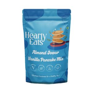 Hearty Eats – Millets – FLVR – Almond Jowar Vanilla Pancake Mix – FLVR.in