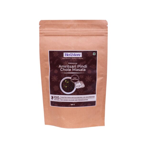 HeriMore Amritsari Chole Chhole Pindi Masala - FLVR - Premium Spice Mix - Pure & Natural Seasoning Blend - FLVR.in