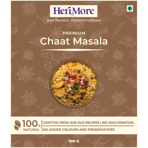 HeriMore Chaat Masala - FLVR - Premium Spice Mix - Pure & Natural Seasoning Blend - FLVR.in