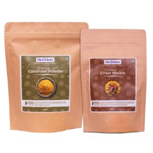 HeriMore Coriander Powder Chaat Masala - FLVR - Premium Spice Mix - Pure & Natural Seasoning Blend - FLVR.in