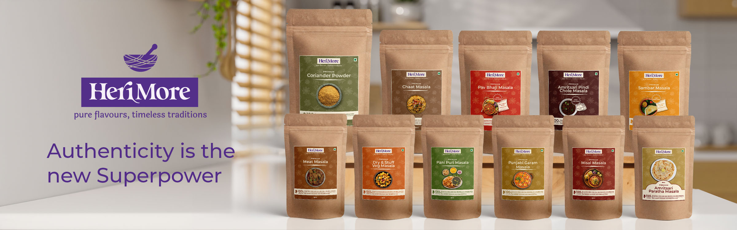 Herimore - Pure Premium Natural Spices & Seasoning Blends on FLVR.in