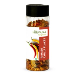 Nirvana Organic - Pahadi Chilli Flakes - Red Chilli Flakes - Spices - FLVR FLVR.in