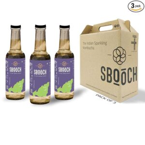 Naga Pepper - SBOOCH Kombucha - Indian Sparkling Kombucha Tea | Gut-Friendly Beverage | Antioxidant-Rich Zero Preservatives | Alcohol-Free Fermented Tea | Vegan & Gluten-Free | FLVR.in