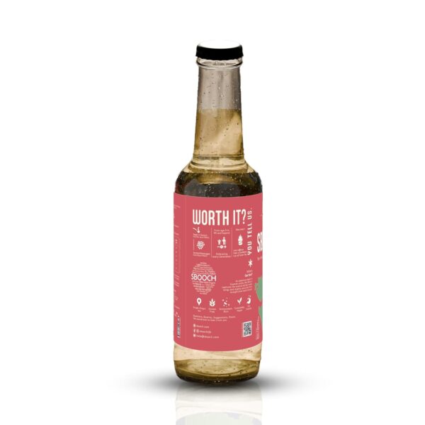 Gor Keri - SBOOCH Kombucha - Indian Sparkling Kombucha Tea | Gut-Friendly Beverage | Antioxidant-Rich Zero Preservatives | Alcohol-Free Fermented Tea | Vegan & Gluten-Free | FLVR.in
