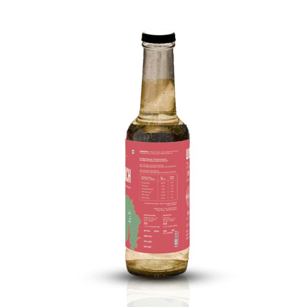 Gor Keri - SBOOCH Kombucha - Indian Sparkling Kombucha Tea | Gut-Friendly Beverage | Antioxidant-Rich Zero Preservatives | Alcohol-Free Fermented Tea | Vegan & Gluten-Free | FLVR.in