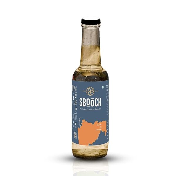 Koshimbir - SBOOCH Kombucha - Indian Sparkling Kombucha Tea | Gut-Friendly Beverage | Antioxidant-Rich Zero Preservatives | Alcohol-Free Fermented Tea | Vegan & Gluten-Free | FLVR.in