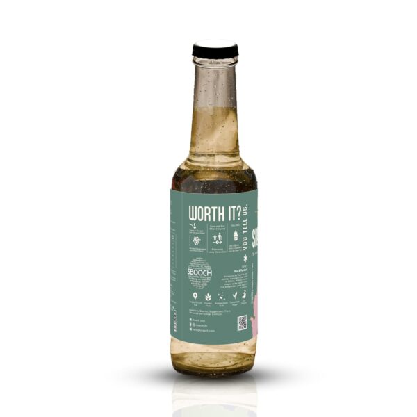 Rice Pandan - SBOOCH Kombucha - Indian Sparkling Kombucha Tea | Gut-Friendly Beverage | Antioxidant-Rich Zero Preservatives | Alcohol-Free Fermented Tea | Vegan & Gluten-Free | FLVR.in