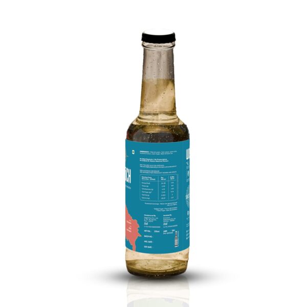 Tulsi Lemon - SBOOCH Kombucha - Indian Sparkling Kombucha Tea | Gut-Friendly Beverage | Antioxidant-Rich Zero Preservatives | Alcohol-Free Fermented Tea | Vegan & Gluten-Free | FLVR.in