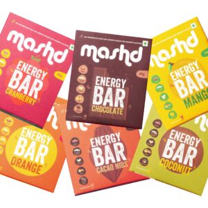 Mashd Natural Energy Bars for Pre-workout, Post-workout, any time of day energy - FLVR.in